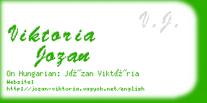 viktoria jozan business card